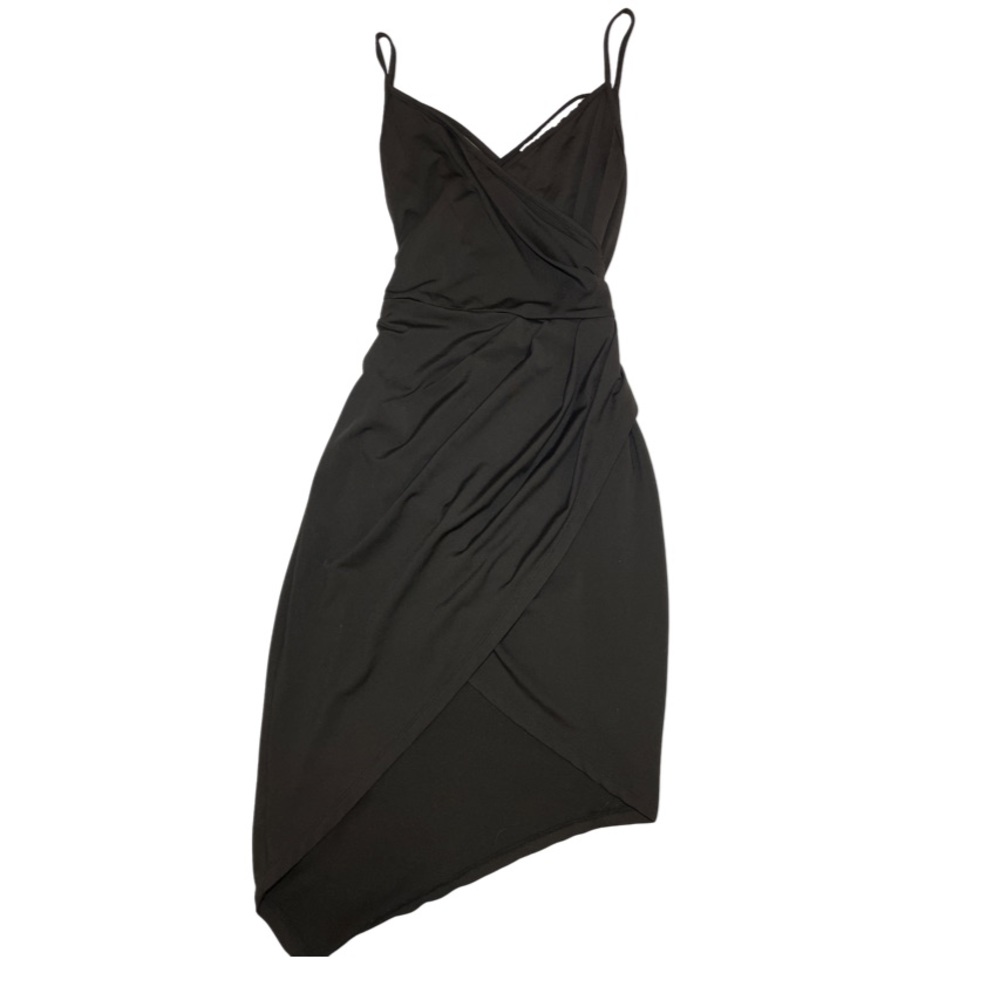 SHEIN✨ Asymmetrical black dress🖤 Great for date night✨